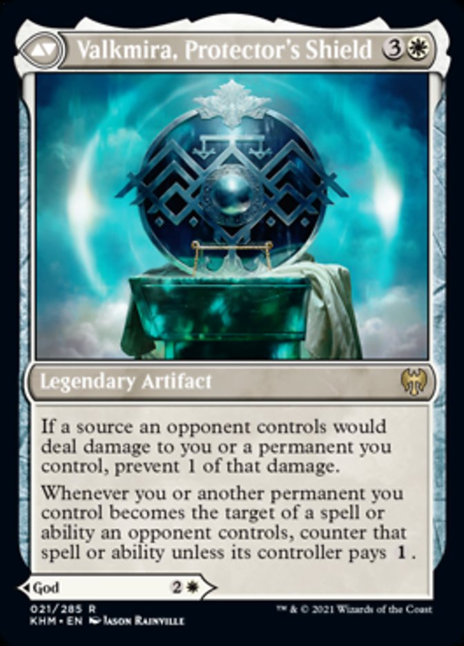 Reidane, God of the Worthy // Valkmira, Protector's Shield (KHM-021) [Kaldheim]
