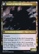 Hidetsugu Consumes All // Vessel of the All-Consuming (PRE-221S) [Kamigawa: Neon Dynasty Promos]: (fandfc, enchantment) Foil