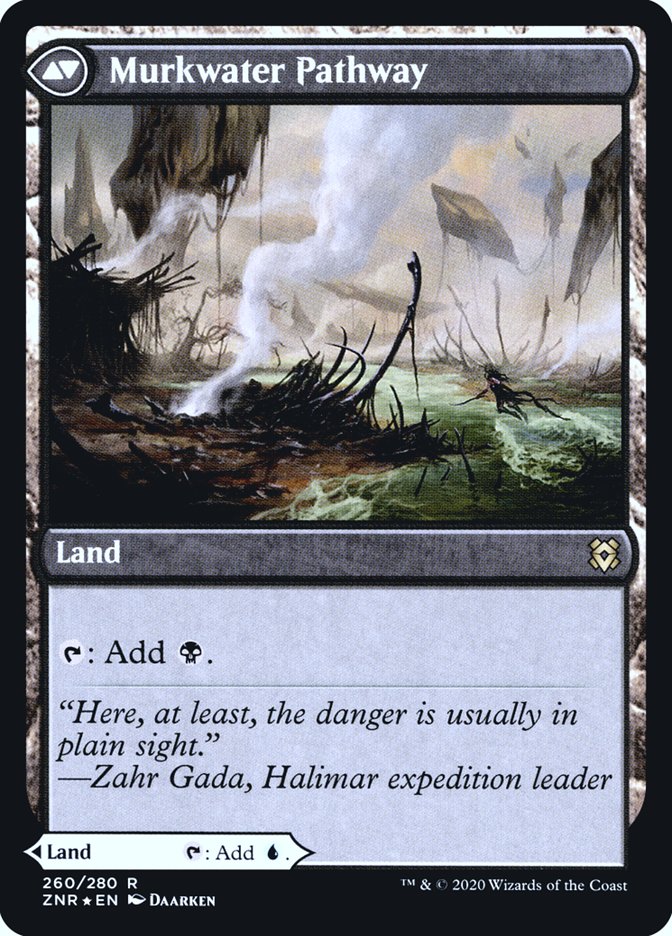 Clearwater Pathway // Murkwater Pathway (PRE-260S) [Zendikar Rising Promos] Foil