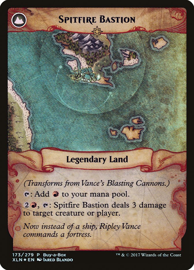 Vance's Blasting Cannons // Spitfire Bastion (BABP-173) [XLN Treasure Chest]: (compasslanddfc) Foil