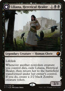 Liliana, Heretical Healer // Liliana, Defiant Necromancer (V17-014) [From the Vault: Transform]: (originpwdfc) Foil