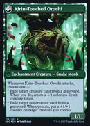 Teachings of the Kirin // Kirin-Touched Orochi (PRE-212S) [Kamigawa: Neon Dynasty Promos]: (fandfc, enchantment) Foil