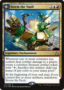 Storm the Vault // Vault of Catlacan (PRE-173S) [Rivals of Ixalan Promos]: (compasslanddfc) Foil