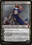 Liliana, Heretical Healer // Liliana, Defiant Necromancer (V17-014) [From the Vault: Transform]: (originpwdfc) Foil