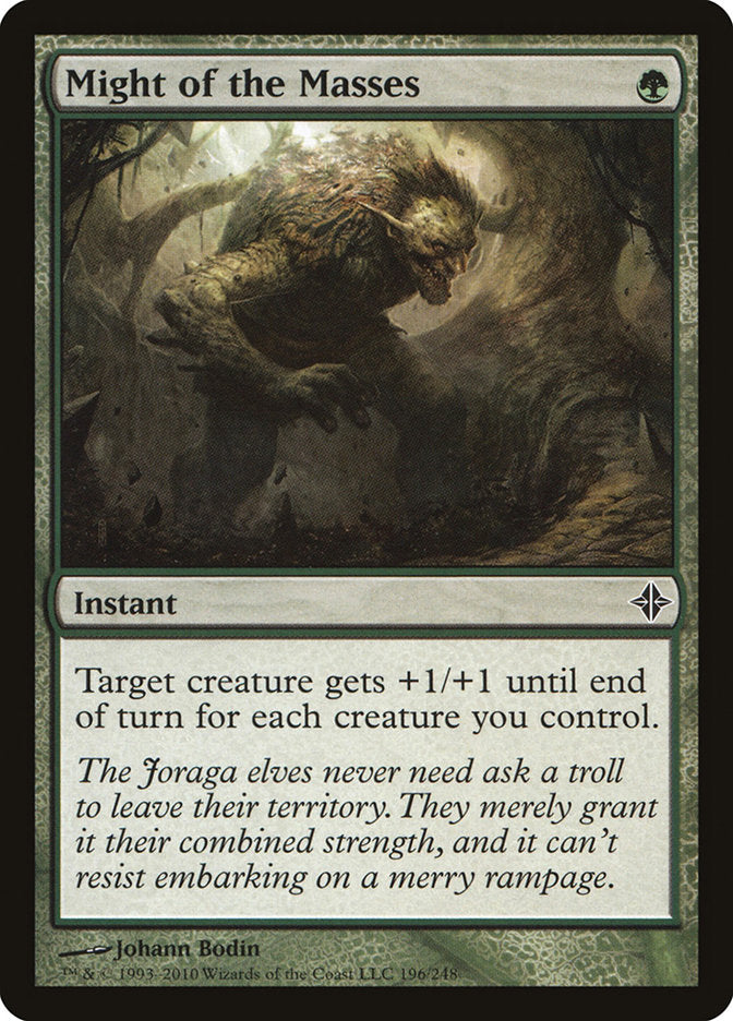 Might of the Masses (ROE-196) [Rise of the Eldrazi]