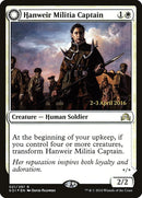 Hanweir Militia Captain // Westvale Cult Leader (PRE-21S) [Shadows over Innistrad Promos]: (Double Faced Transform) Foil