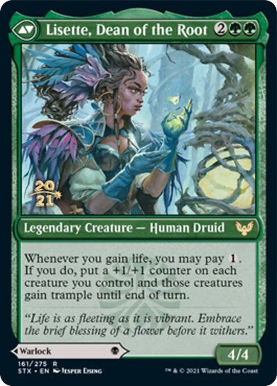 Valentin, Dean of the Vein // Lisette, Dean of the Root (PRE-161S) [Strixhaven: School of Mages Promos] Foil