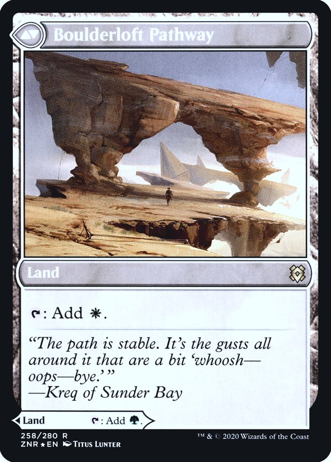 Branchloft Pathway // Boulderloft Pathway (PRE-258S) [Zendikar Rising Promos] Foil
