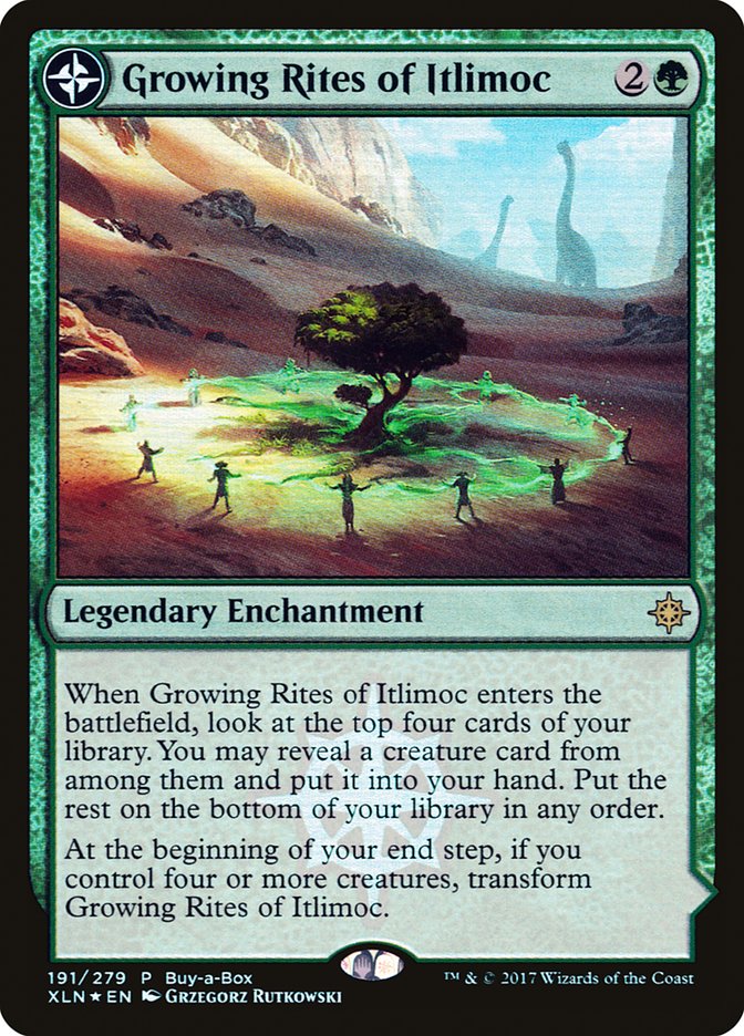 Growing Rites of Itlimoc // Itlimoc, Cradle of the Sun (BABP-191) [XLN Treasure Chest]: (compasslanddfc) Foil