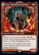 Birgi, God of Storytelling // Harnfel, Horn of Bounty (KHM-311) [Kaldheim]: (Showcase)