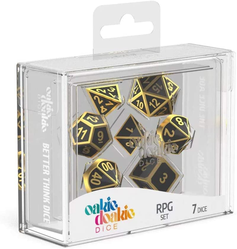 Oakie Doakie Dice - Metal RPG Set