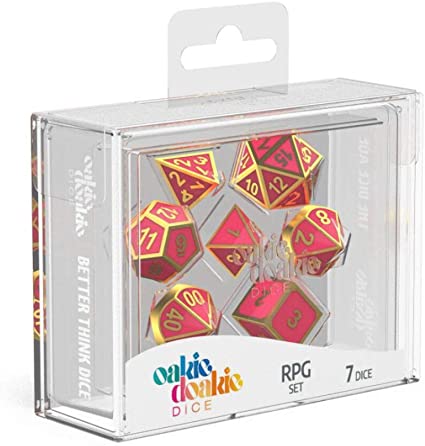 Oakie Doakie Dice - Metal RPG Set