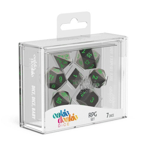 Oakie Doakie Dice - Metal RPG Set