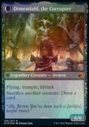 Jerren, Corrupted Bishop // Ormendahl, the Corrupter (PRE-109S) [Innistrad: Midnight Hunt Promos]: (Double Faced Transform) Foil