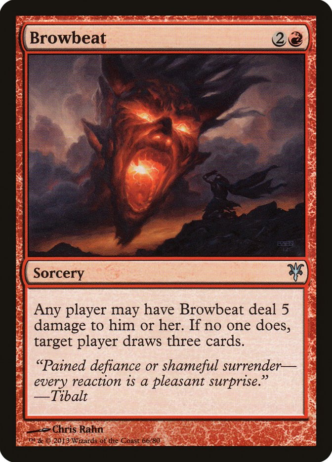 Browbeat (DDK-066) [Duel Decks: Sorin vs. Tibalt]