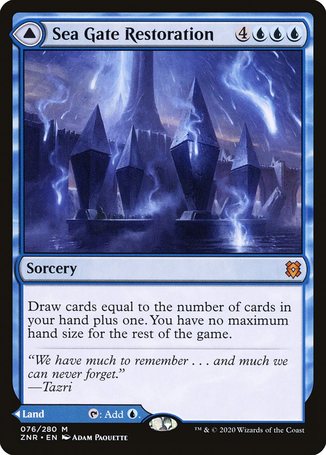 Sea Gate Restoration // Sea Gate, Reborn (ZNR-076) [Zendikar Rising]