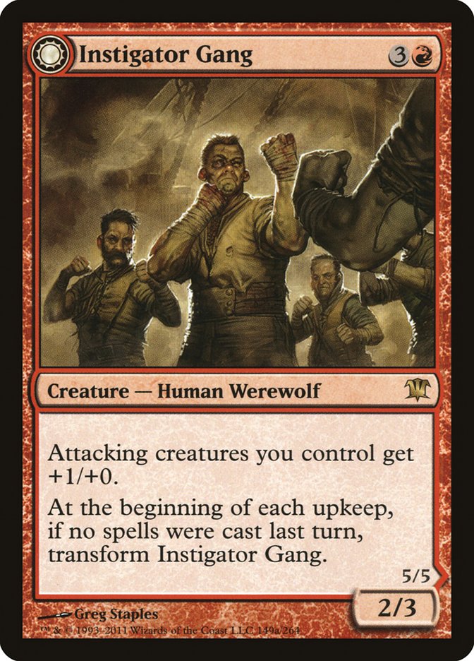 Instigator Gang // Wildblood Pack (ISD-149) [Innistrad]: (Double Faced Transform)