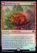 Smoldering Egg // Ashmouth Dragon (PRE-159S) [Innistrad: Midnight Hunt Promos]: (Double Faced Transform) Foil