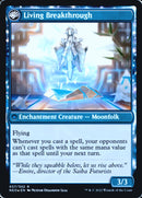Inventive Iteration // Living Breakthrough (PRE-57S) [Kamigawa: Neon Dynasty Promos]: (fandfc, enchantment) Foil