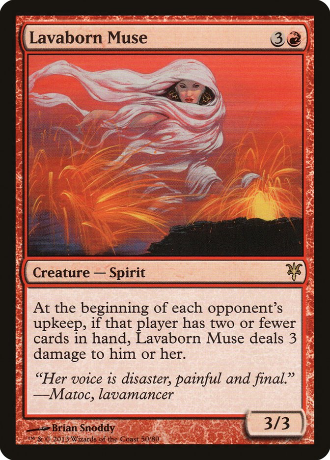 Lavaborn Muse (DDK-050) [Duel Decks: Sorin vs. Tibalt]