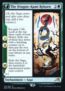 The Dragon-Kami Reborn // Dragon-Kami's Egg (PRE-181S) [Kamigawa: Neon Dynasty Promos]: (fandfc, enchantment) Foil