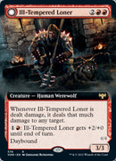 Ill-Tempered Loner // Howlpack Avenger (VOW-378) [Innistrad: Crimson Vow]: (Extended Art, Double Faced Transform)