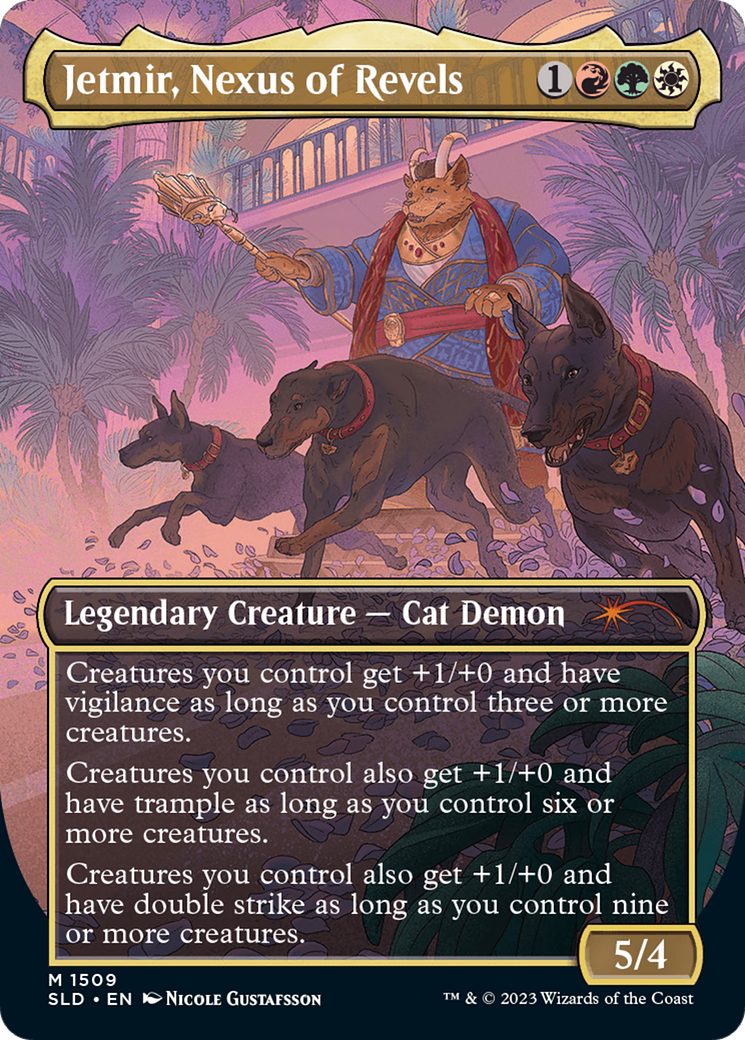 Jetmir, Nexus of Revels // Jetmir, Nexus of Revels (SLD-1509) [Secret Lair Drop] (Borderless) Foil