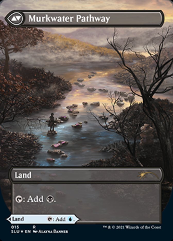 Clearwater Pathway // Murkwater Pathway (SLU-015) [Secret Lair: Ultimate Edition]: (Showcase) (Borderless) Foil