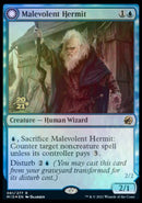 Malevolent Hermit // Benevolent Geist (PRE-61S) [Innistrad: Midnight Hunt Promos]: (Double Faced Transform) Foil