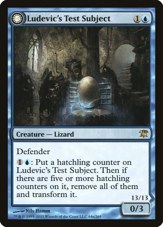 Ludevic's Test Subject // Ludevic's Abomination (ISD-064) [Innistrad]: (Double Faced Transform)