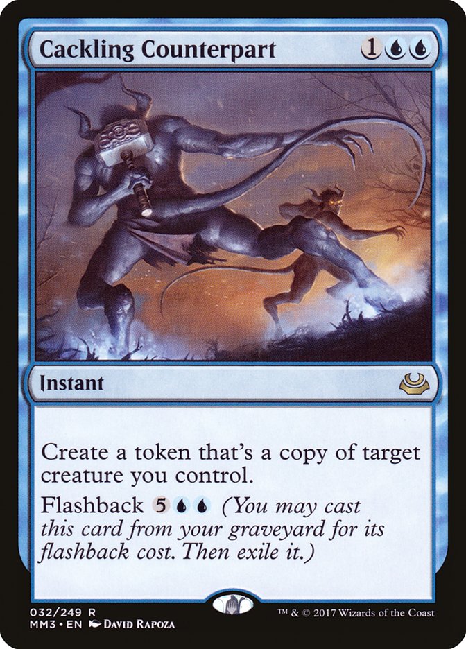 Cackling Counterpart (MM3-032) [Modern Masters 2017]