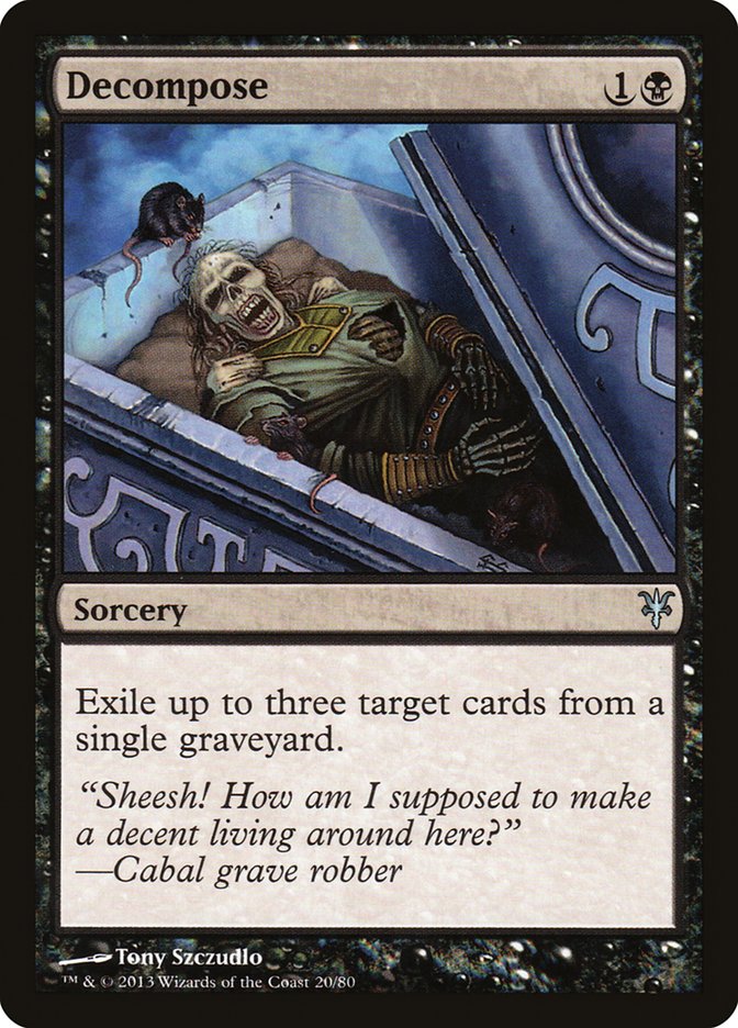 Decompose (DDK-020) [Duel Decks: Sorin vs. Tibalt]