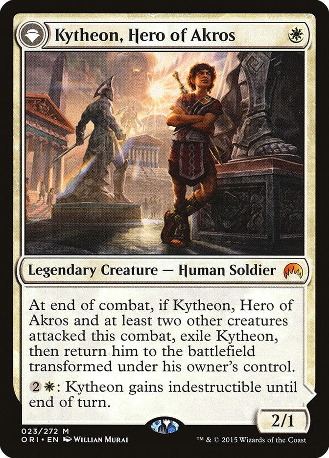 Kytheon, Hero of Akros // Gideon, Battle-Forged (ORI-023) [Magic Origins]: (originpwdfc)