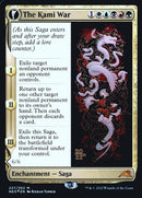The Kami War // O-Kagachi Made Manifest (PRE-227S) [Kamigawa: Neon Dynasty Promos]: (fandfc, enchantment) Foil