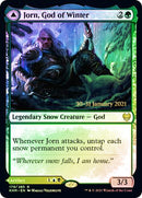 Jorn, God of Winter // Kaldring, the Rimestaff (PRE-179S) [Kaldheim Promos]: (snow) Foil