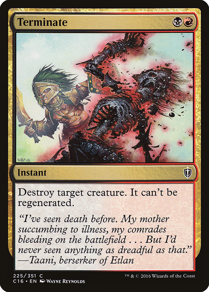 Terminate (C16-225) [Commander 2016]