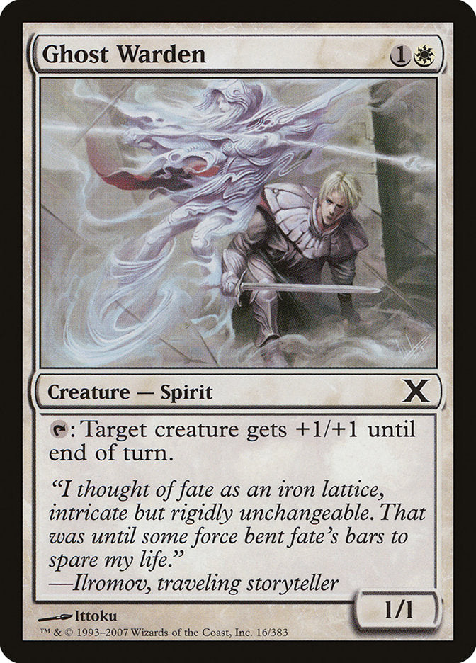 Ghost Warden (10E-016) [Tenth Edition]
