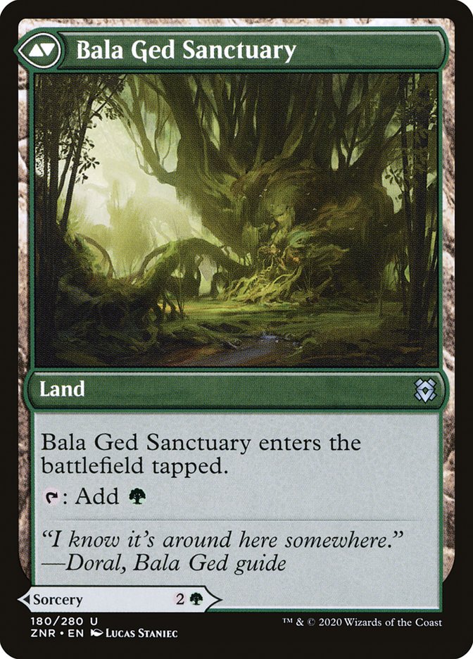 Bala Ged Recovery // Bala Ged Sanctuary (ZNR-180) [Zendikar Rising]