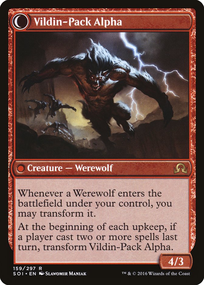 Geier Reach Bandit // Vildin-Pack Alpha (SOI-159) [Shadows over Innistrad]: (Double Faced Transform)