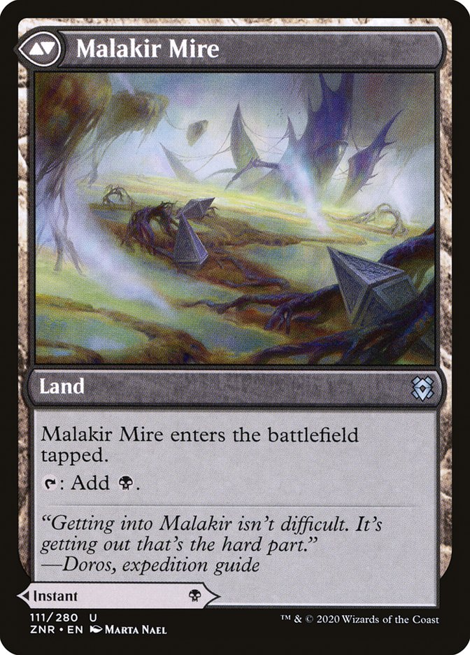 Malakir Rebirth // Malakir Mire (ZNR-111) [Zendikar Rising]