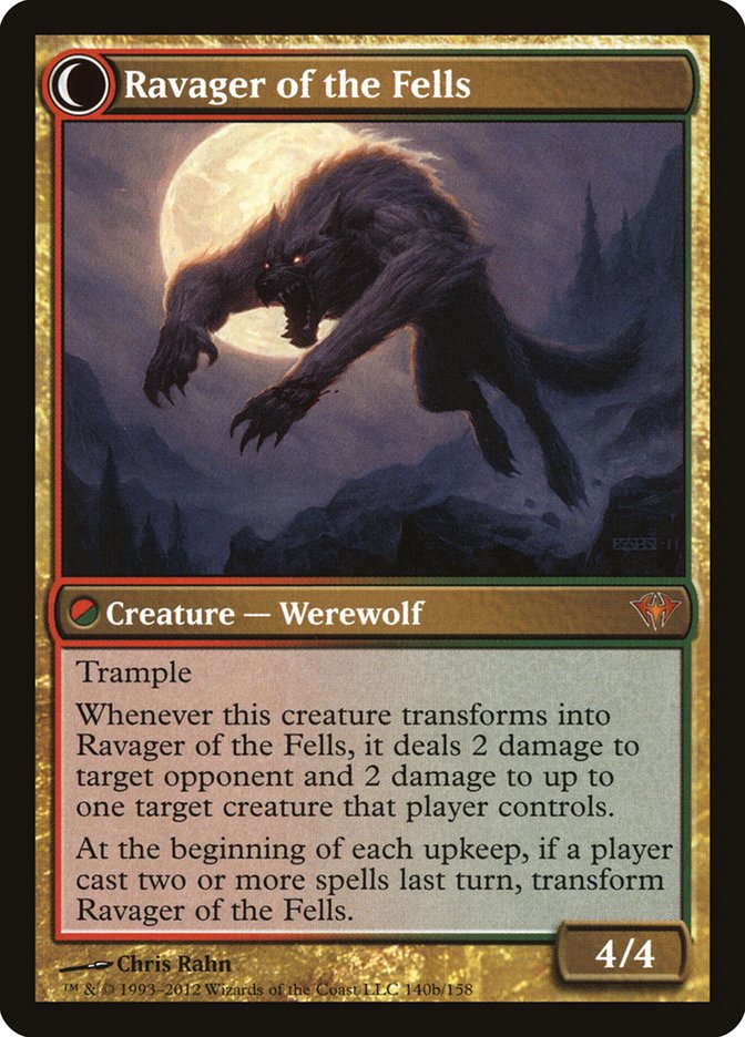 Huntmaster of the Fells // Ravager of the Fells (DKA-140) [Dark Ascension]: (Double Faced Transform)