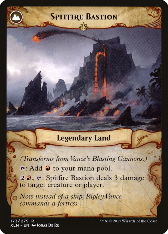 Vance's Blasting Cannons // Spitfire Bastion (XLN-173) [Ixalan]: (compasslanddfc)