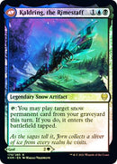 Jorn, God of Winter // Kaldring, the Rimestaff (PRE-179S) [Kaldheim Promos]: (snow) Foil