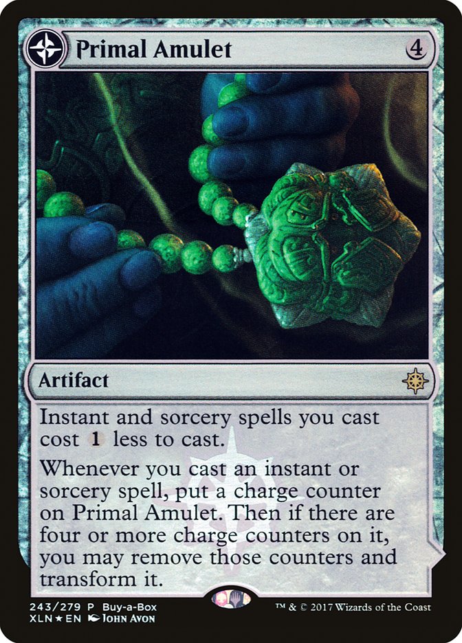 Primal Amulet // Primal Wellspring (BABP-243) [XLN Treasure Chest]: (compasslanddfc) Foil