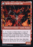 Fable of the Mirror-Breaker // Reflection of Kiki-Jiki (PRE-141S) [Kamigawa: Neon Dynasty Promos]: (fandfc, enchantment) Foil