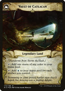 Storm the Vault // Vault of Catlacan (PRE-173S) [Rivals of Ixalan Promos]: (compasslanddfc) Foil