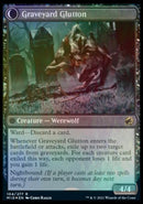 Graveyard Trespasser // Graveyard Glutton (PRE-104S) [Innistrad: Midnight Hunt Promos]: (Double Faced Transform) Foil