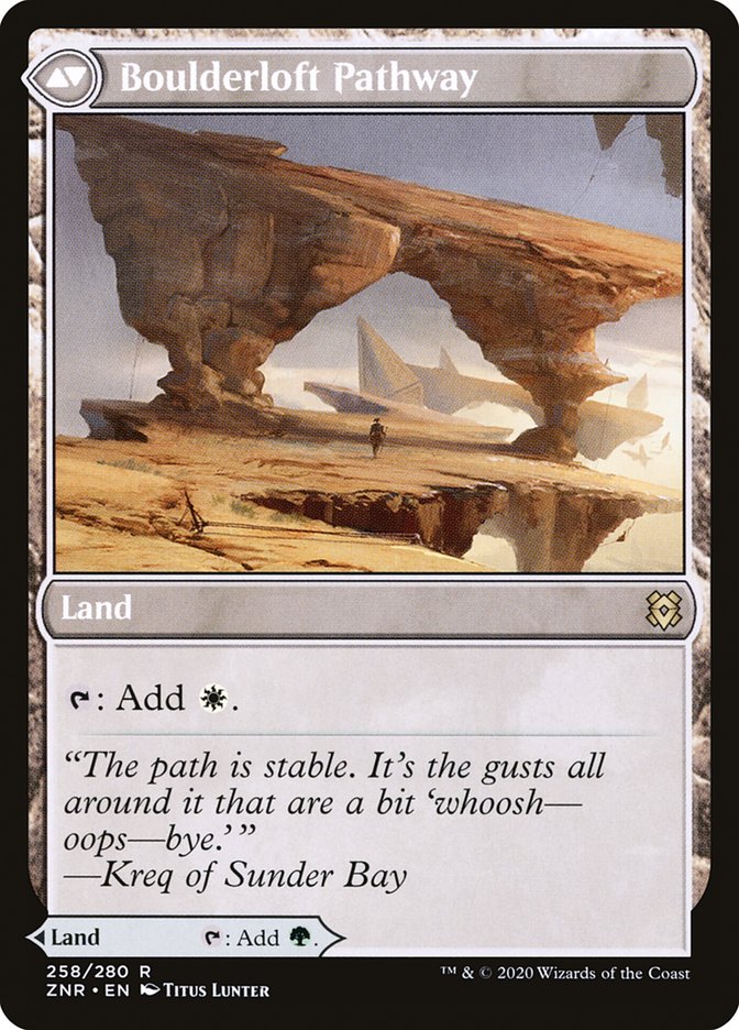 Branchloft Pathway // Boulderloft Pathway (ZNR-258) [Zendikar Rising]