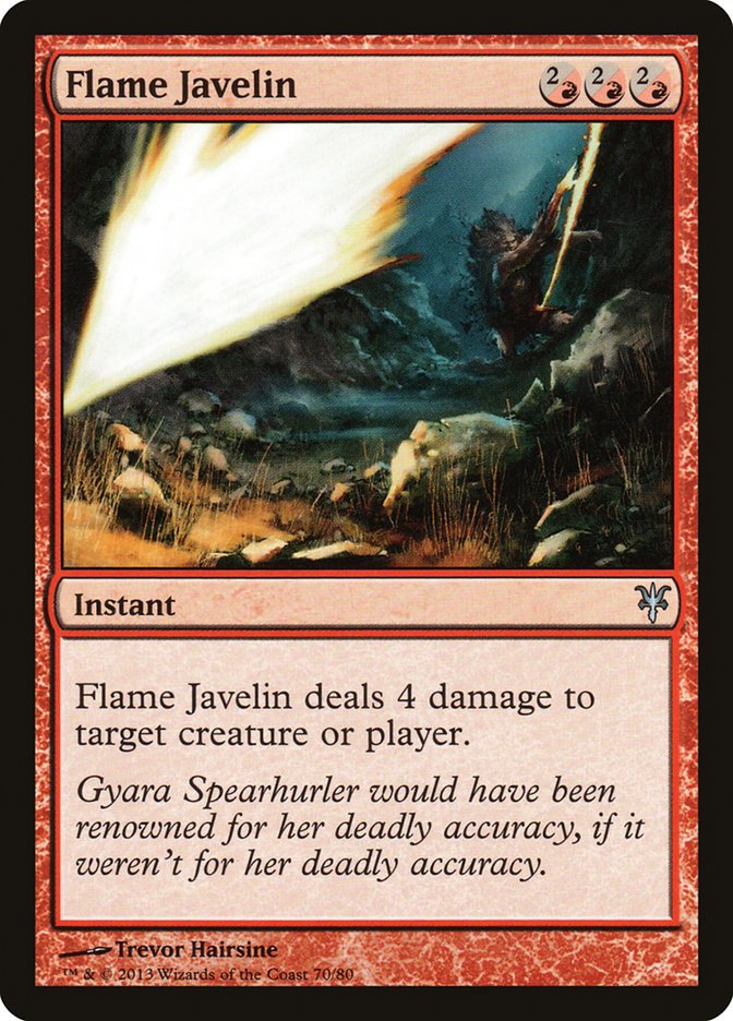 Flame Javelin (DDK-070) [Duel Decks: Sorin vs. Tibalt]
