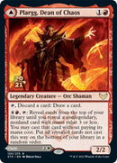 Plargg, Dean of Chaos // Augusta, Dean of Order (PRE-155S) [Strixhaven: School of Mages Promos] Foil